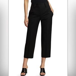 Acne Studios black Light Summer Cropped Trousers pants. Size 36 Small 4/6